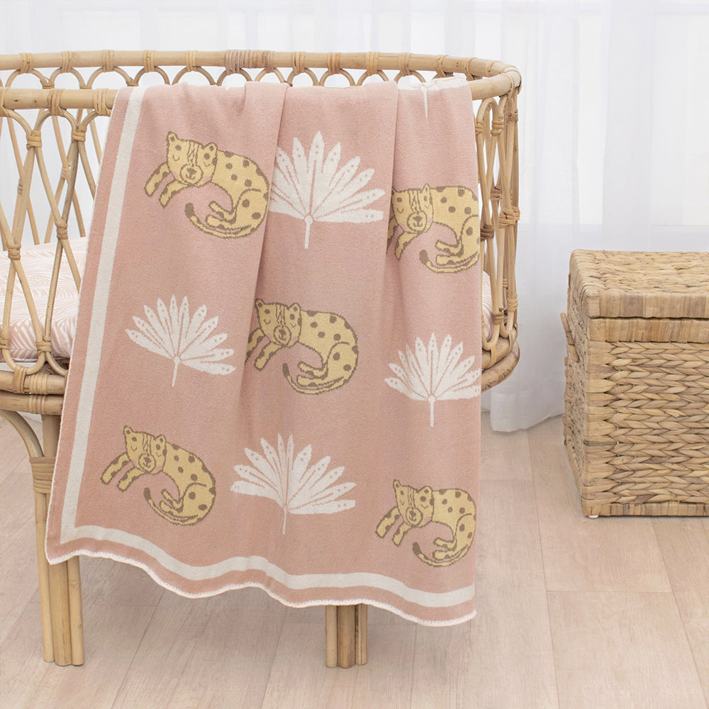 Living Textiles Tropical Mia Pram Blanket