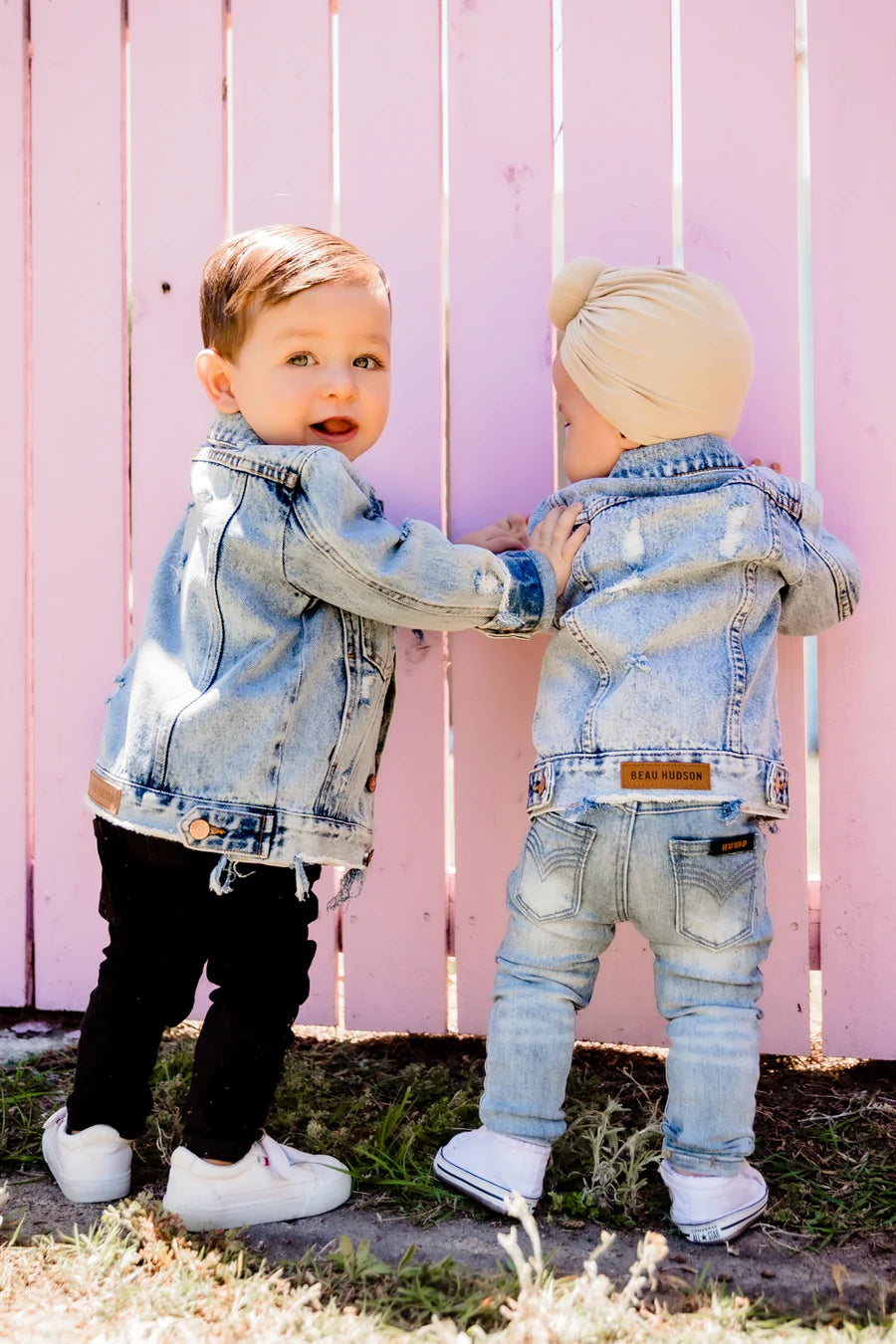 White Goldie Distressed Denim Shorts - Girls, Beau Hudson Denim