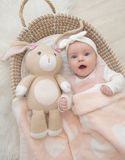 Living Textiles Amelia the Bunny Knitted Toy