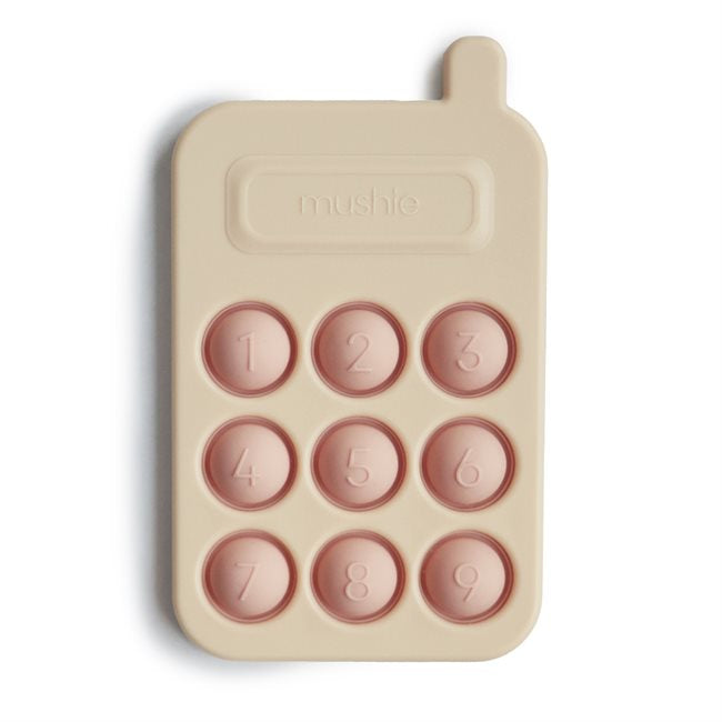 Mushie Phone Press Toy ~ Blush