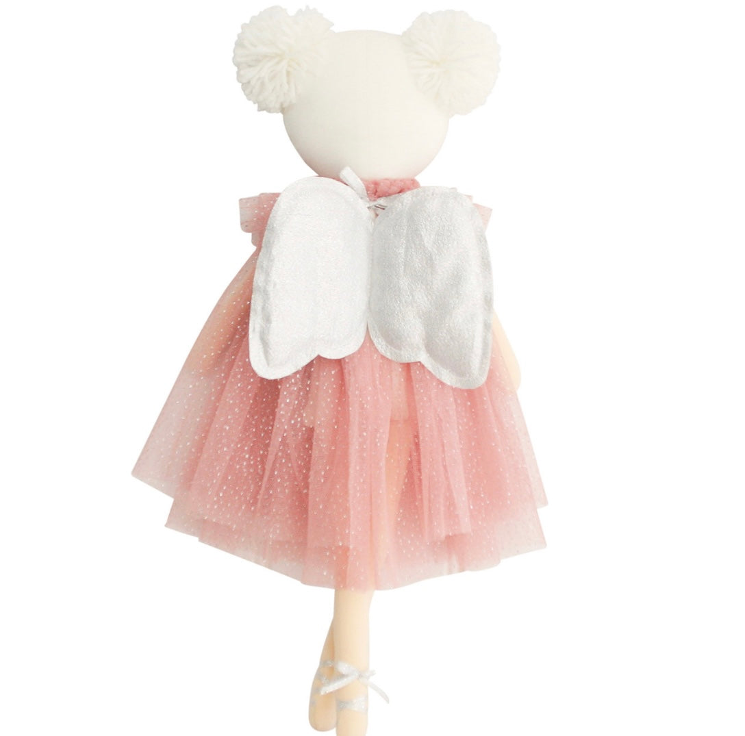 Alimrose Ava Angel Doll Blush Silver