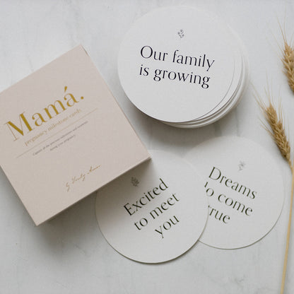 Truly Amor Mama Pregnancy Milestone Cards