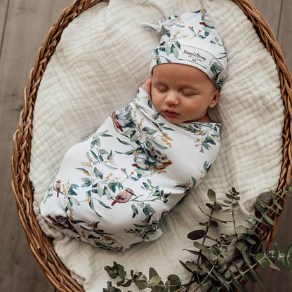 Snuggle Hunny Swaddle & Beanie Set – Various Designs