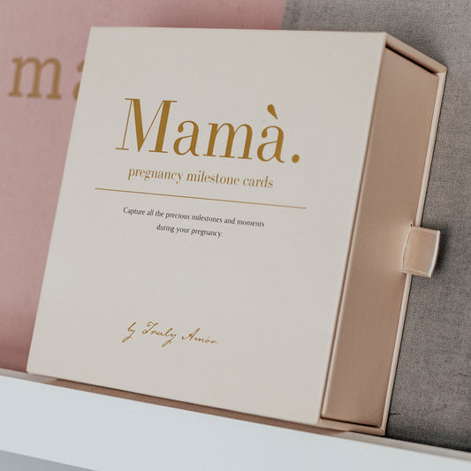 Truly Amor Mama Pregnancy Milestone Cards