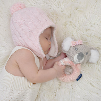 Living Textiles Chloe the Koala Knitted Rattle